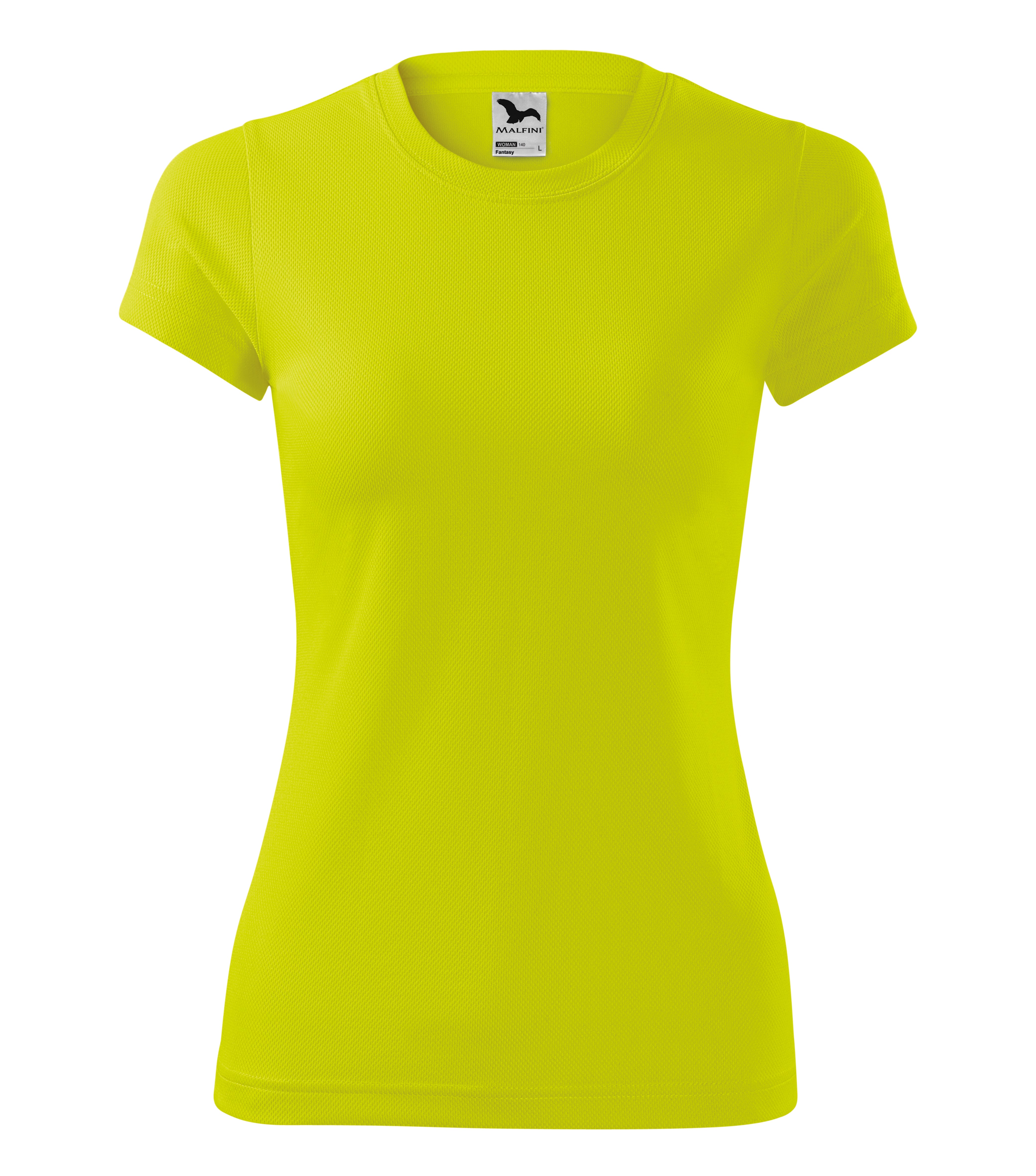 Fantasy women neon yellow sporta t-krekls