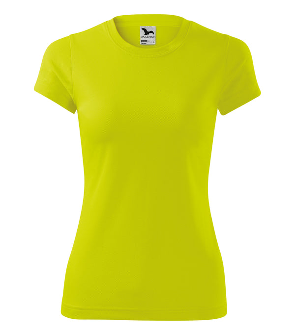 Fantasy women neon yellow sporta t-krekls