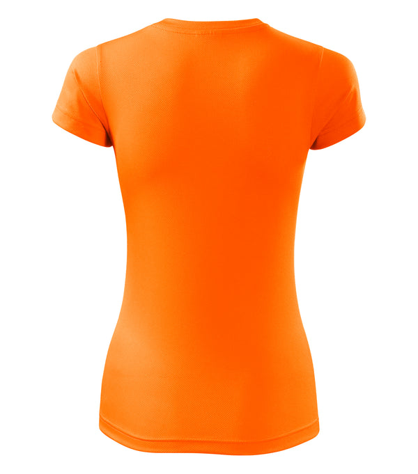 Fantasy women neon orange sporta t-krekls