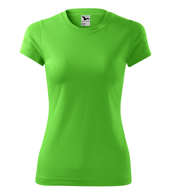 Fantasy women apple green sporta t-krekls
