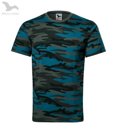 Unisex T-krekls Camouflage 144 camouflage petrol