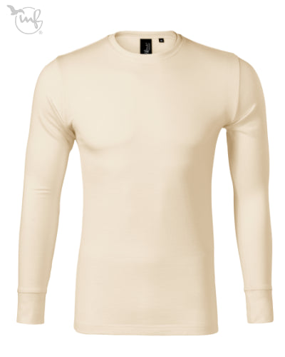 Vīriešu T-krekls ar garām piedurknēm Merino Rise LS 159 almond
