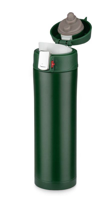 Termokrūze LOCK MAT zaļa 440 ml