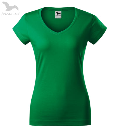 Sieviešu T-krekls Fit V-neck 162 kelly green