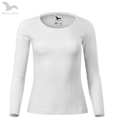 Sieviešu T-krekls ar garām piedurknēm Fit-T LS 169 white