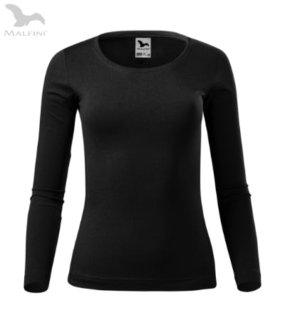 Sieviešu T-krekls ar garām piedurknēm Fit-T LS 169 black