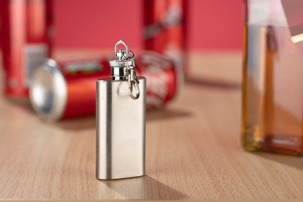 Hip flask keychain FLASIK 50 ml