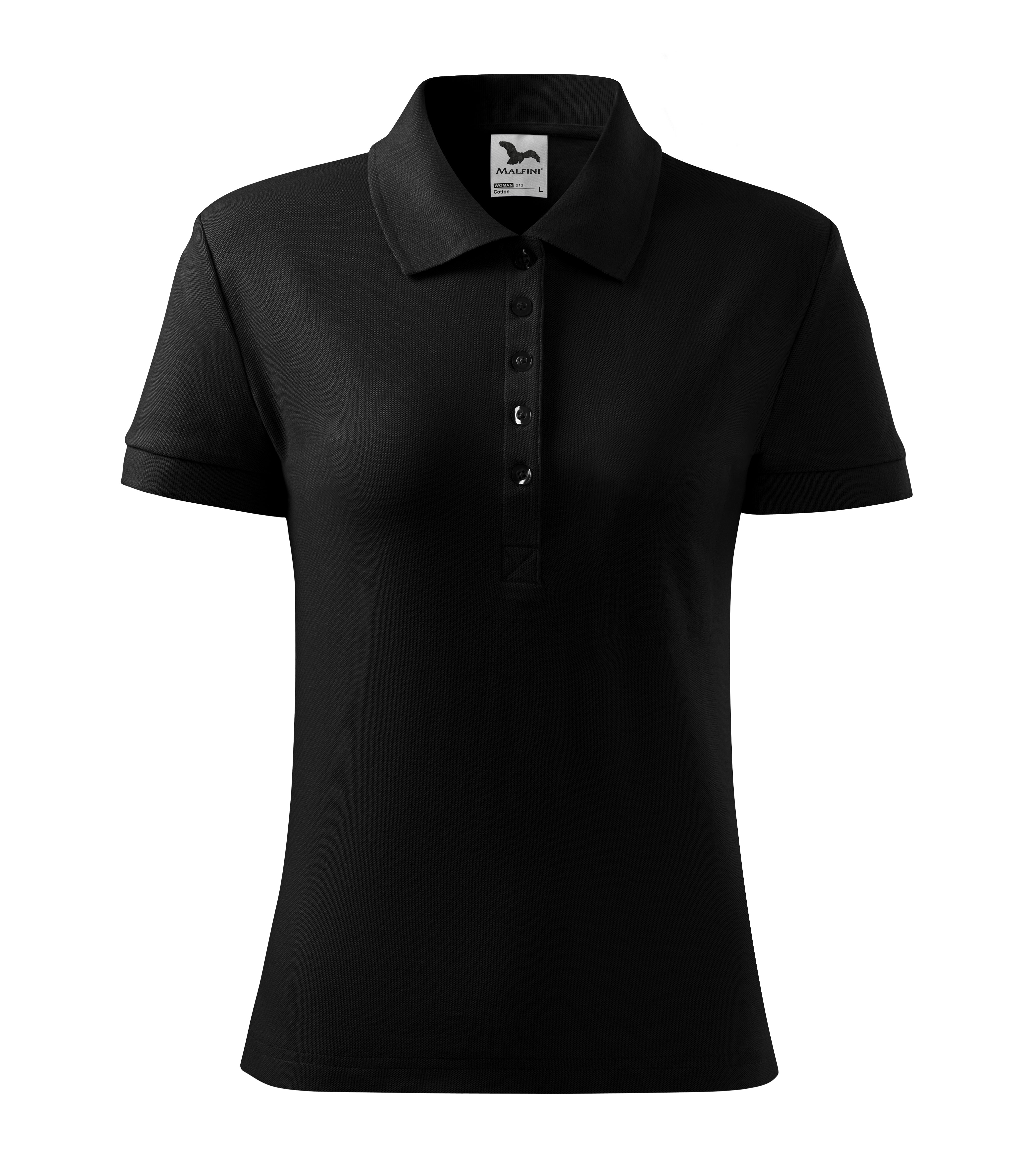 Sieviešu polo krekls COTTON 213 black