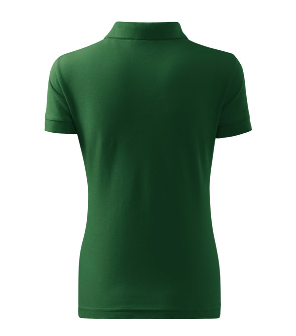 Sieviešu polo krekls COTTON 213 bottle green