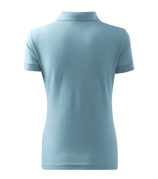 Sieviešu polo krekls COTTON 213 sky blue