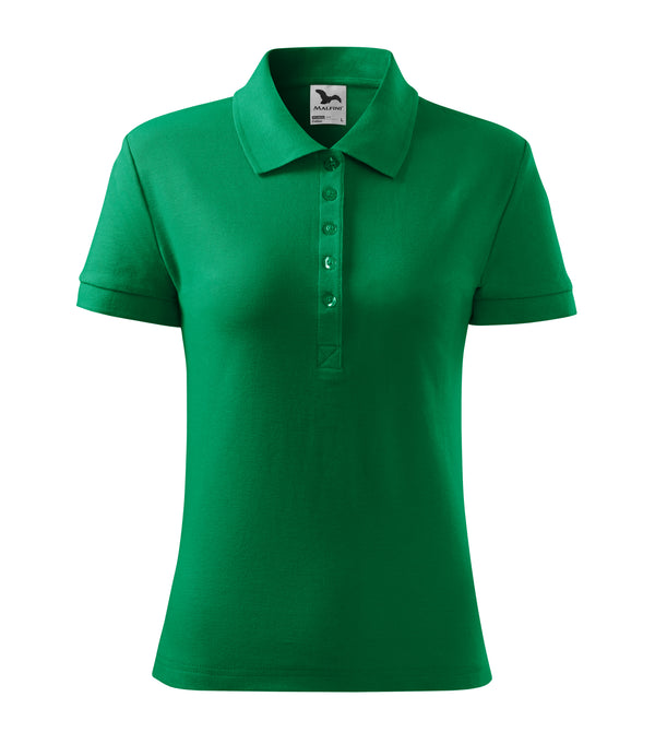 Sieviešu polo krekls COTTON 213 kelly green