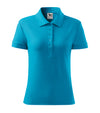 Sieviešu polo krekls COTTON 213 blue atoll