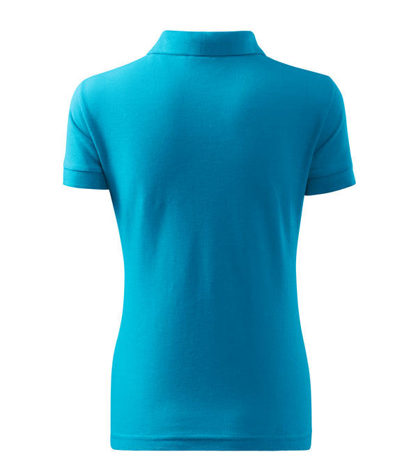 Sieviešu polo krekls COTTON 213 blue atoll