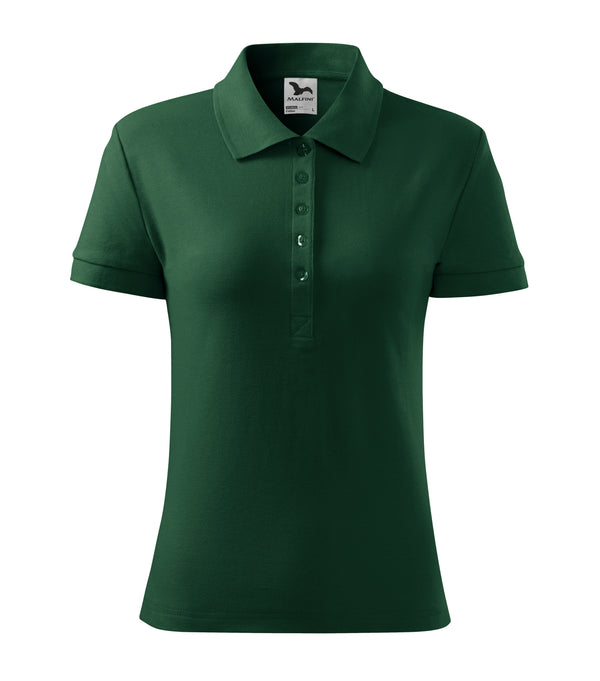 Sieviešu polo krekls COTTON 213 dark green
