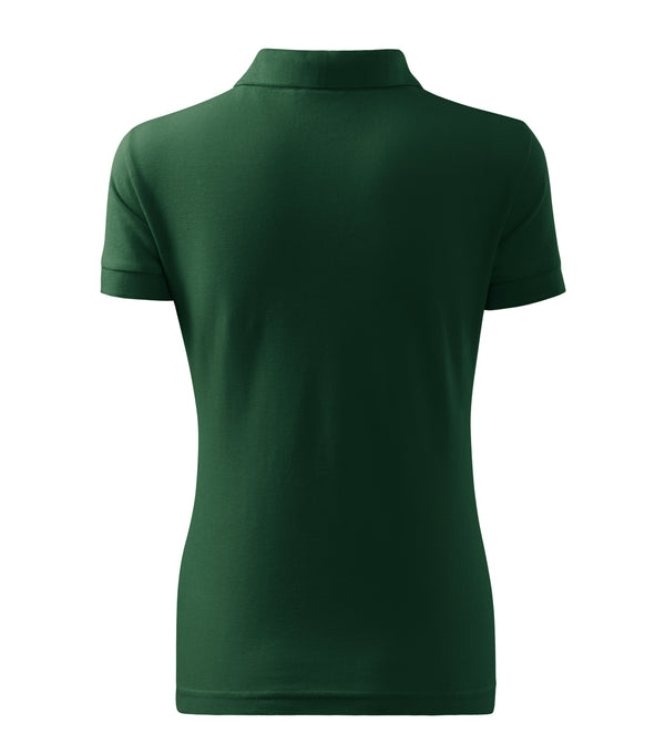 Sieviešu polo krekls COTTON 213 dark green