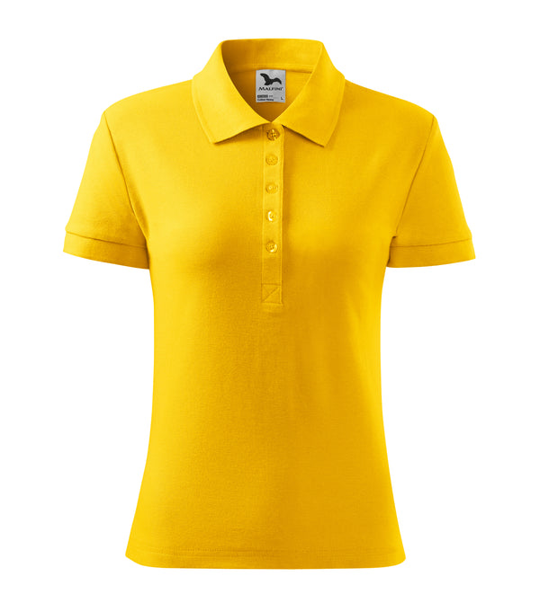 Sieviešu polo krekls COTTON HEAVY 216 yellow