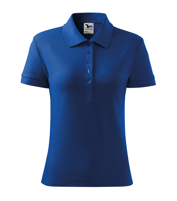 Sieviešu polo krekls COTTON HEAVY 216 royal blue