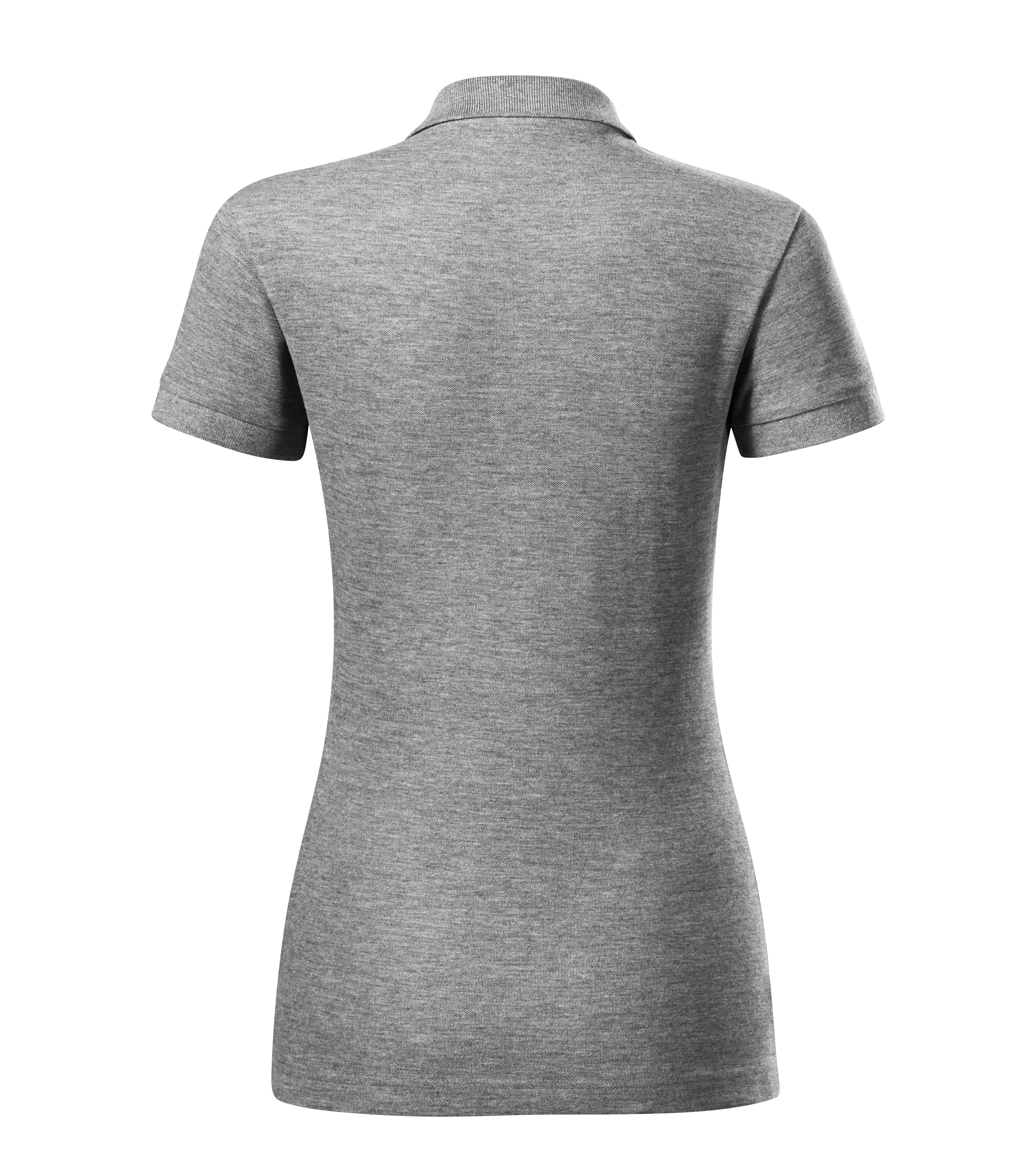 Sieviešu polo krekls COTTON HEAVY 216 dark gray melange