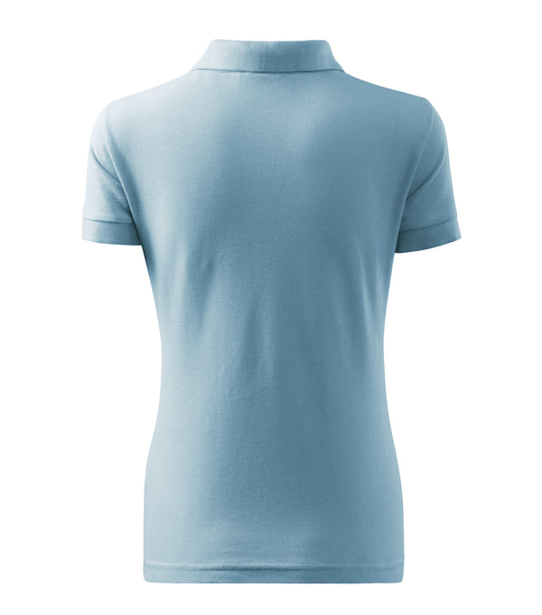 Sieviešu polo krekls COTTON HEAVY 216 sky blue