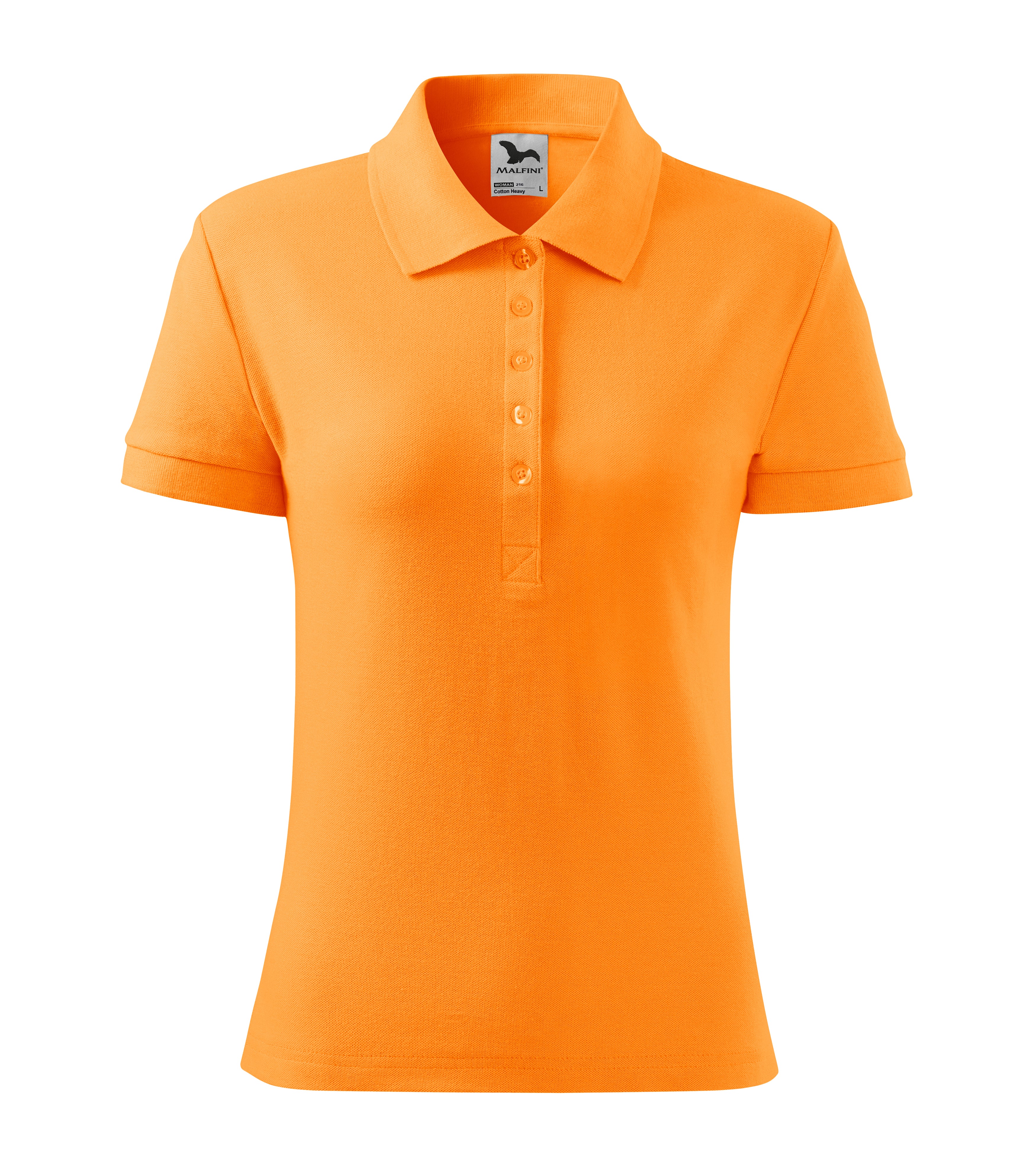 Sieviešu polo krekls COTTON HEAVY 216 tangerine orange
