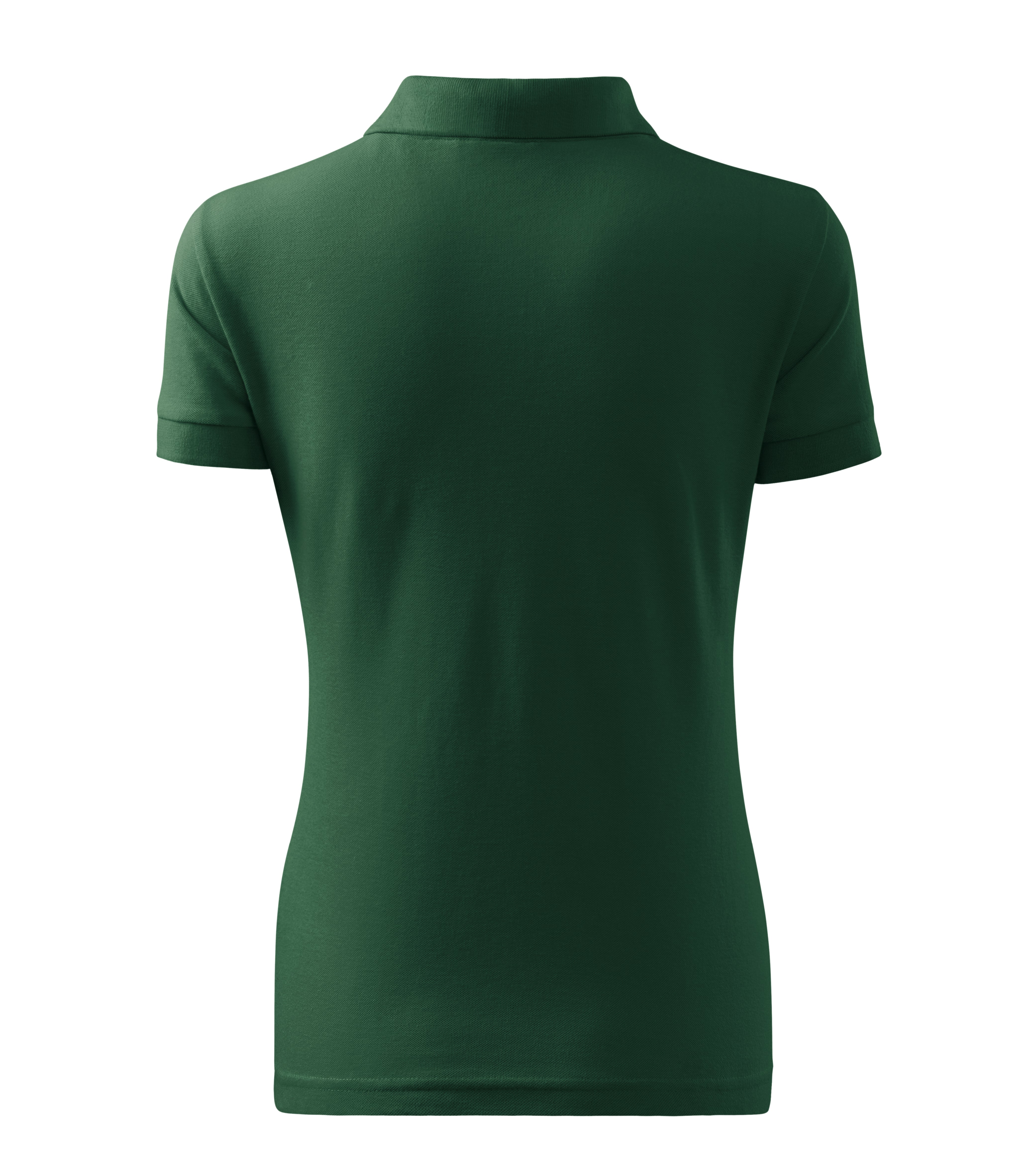 Sieviešu polo krekls COTTON HEAVY 216 dark green