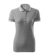 Sieviešu polo krekls URBAN 220 dark gray melange