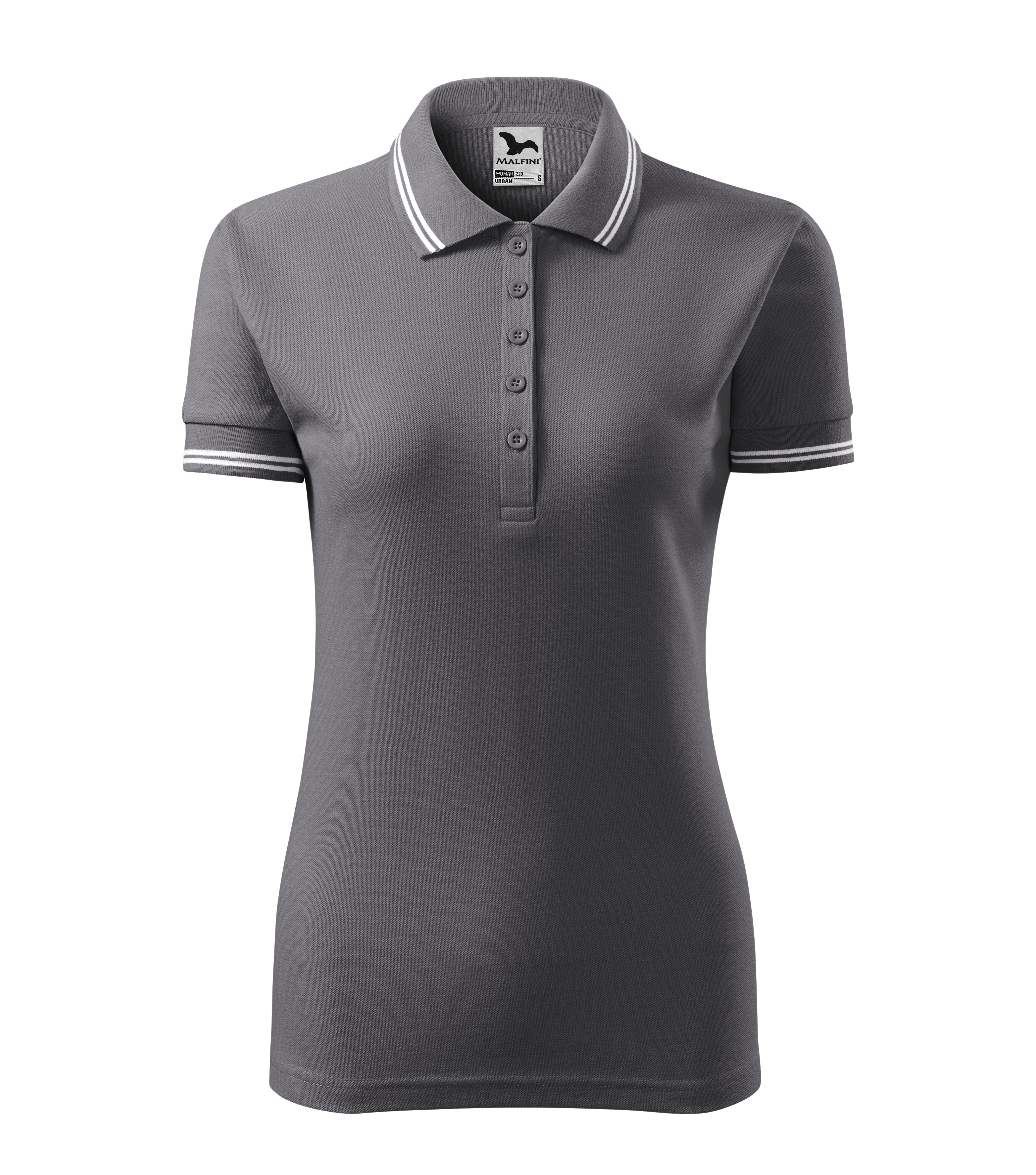 Sieviešu polo krekls URBAN 220 steel gray