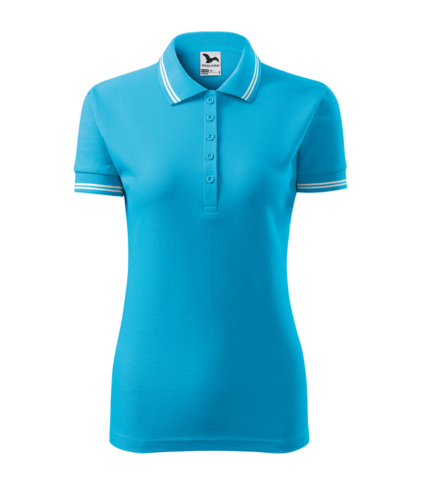 Sieviešu polo krekls URBAN 220 blue atoll