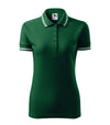 Sieviešu polo krekls URBAN 220 dark green