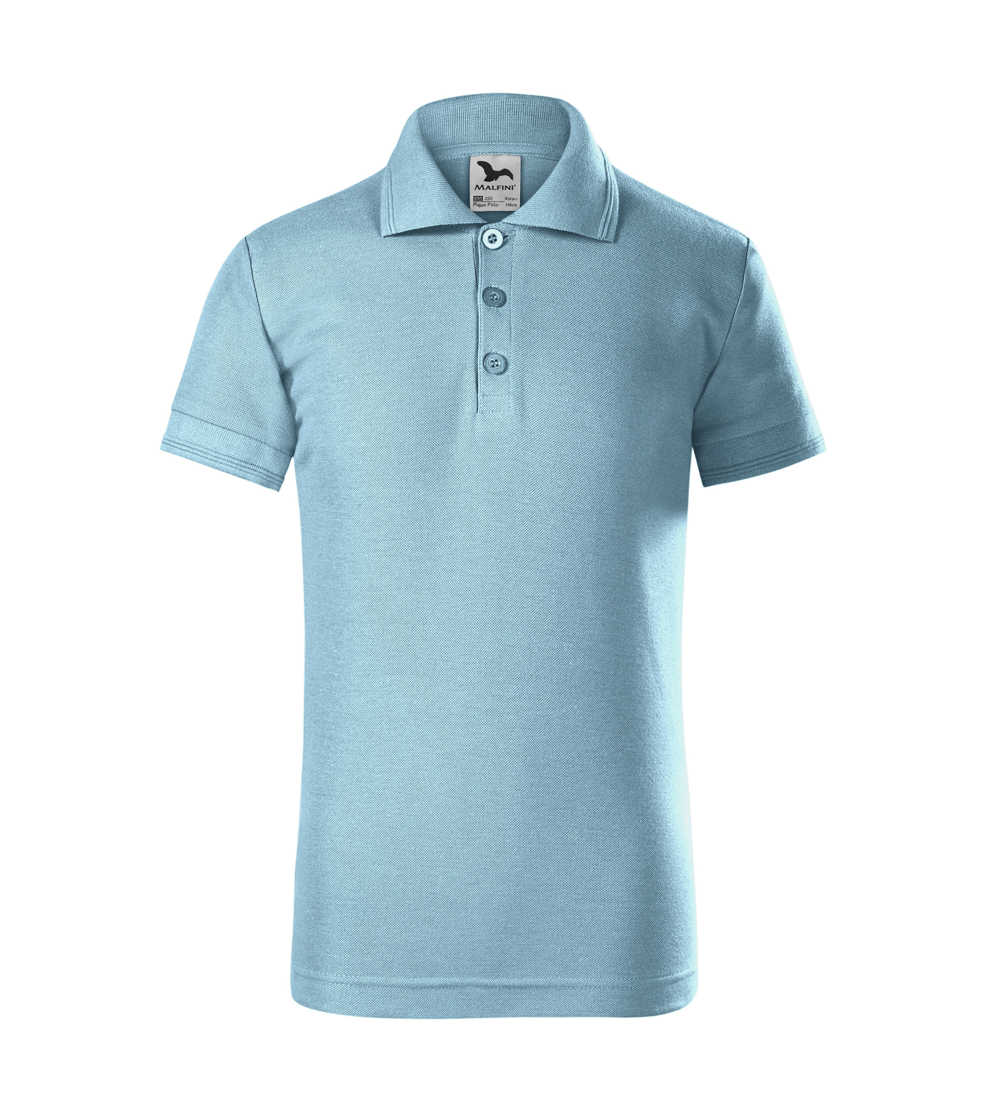 Bērnu polo krekls Pique 222 sky blue