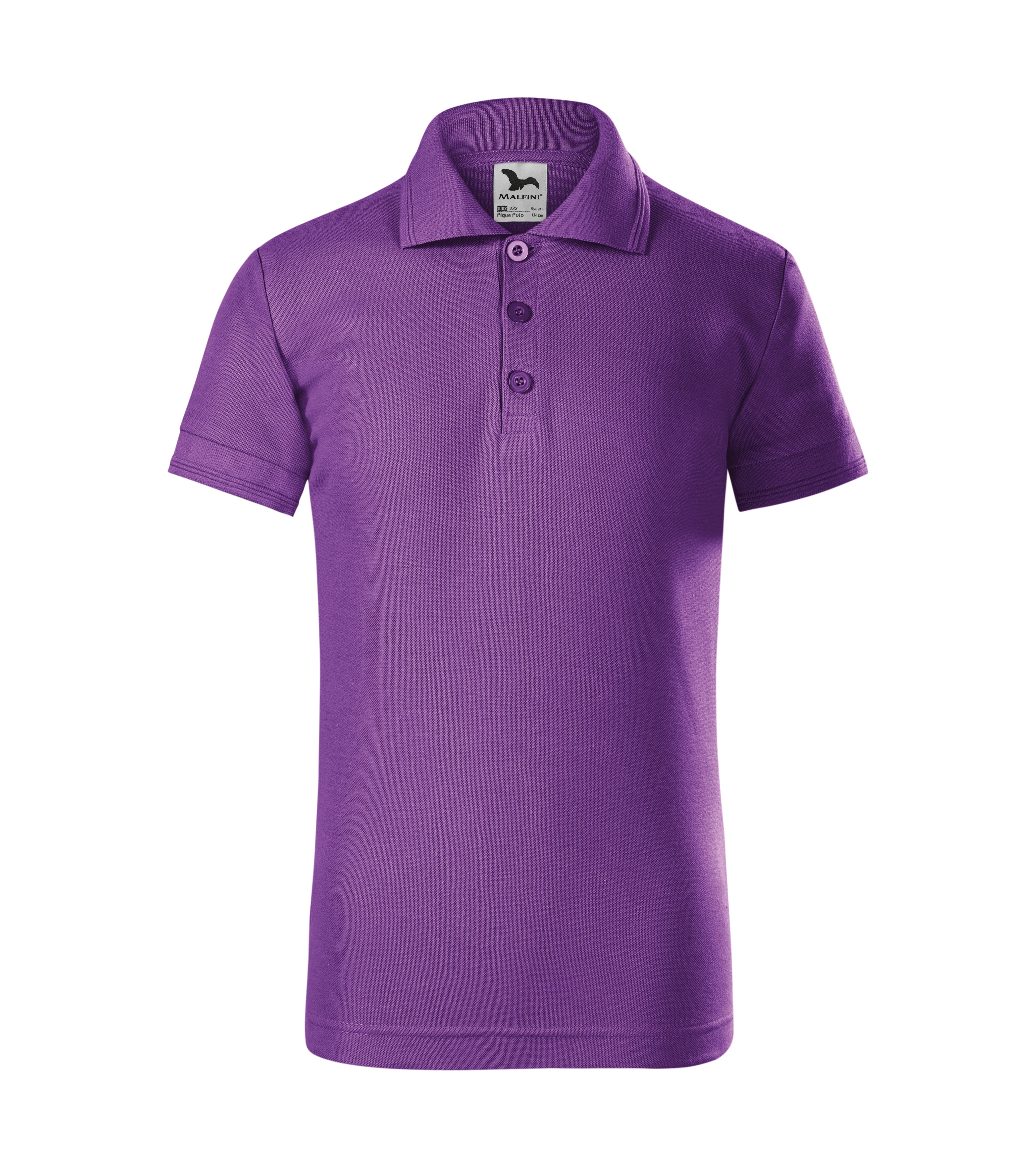 Bērnu polo krekls Pique 222 purple