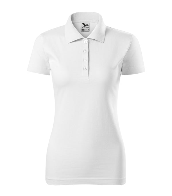 Sieviešu polo krekls SINGLE J. 223 white