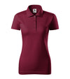 Sieviešu polo krekls SINGLE J. 223 garnet