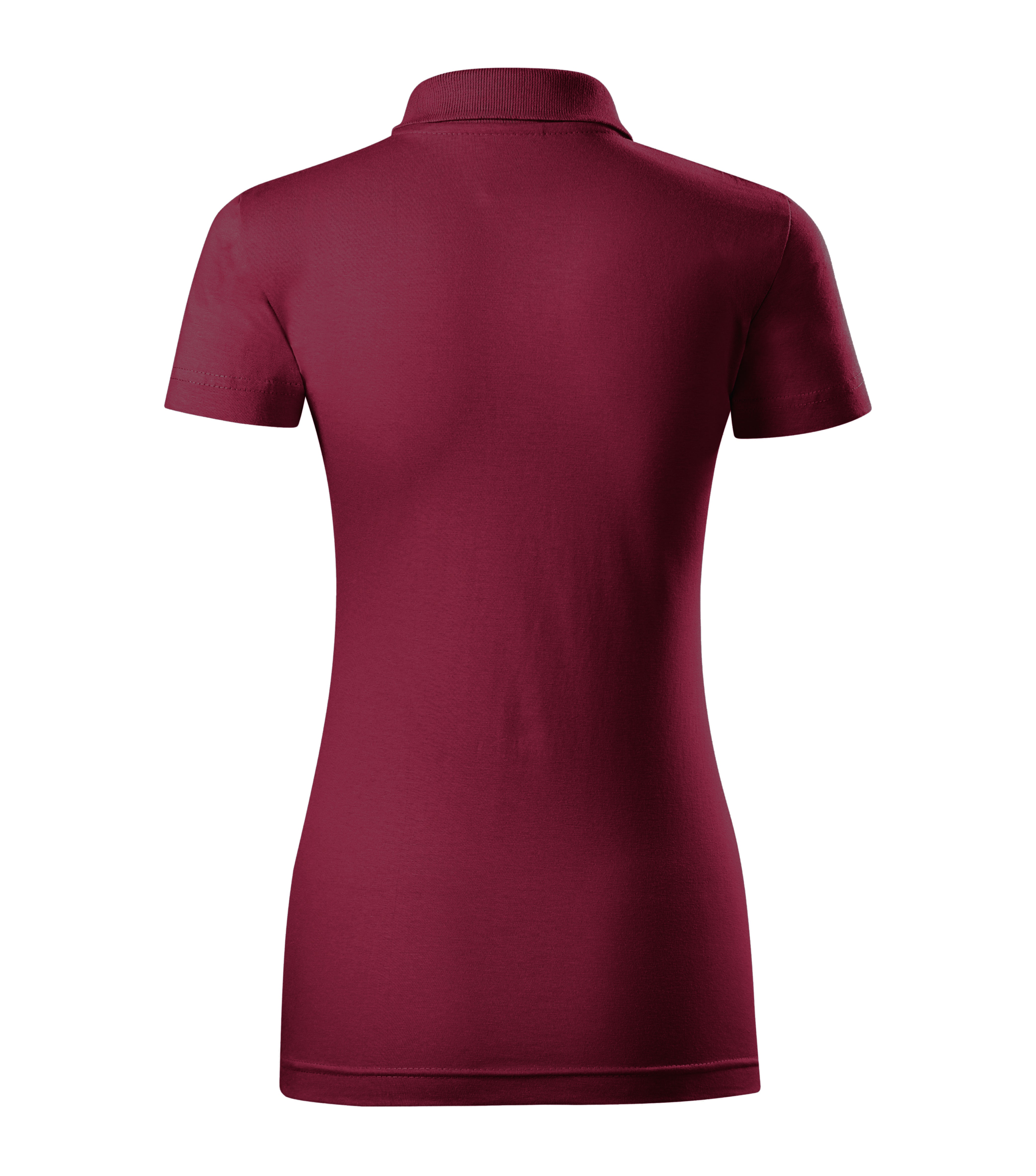 Sieviešu polo krekls SINGLE J. 223 garnet