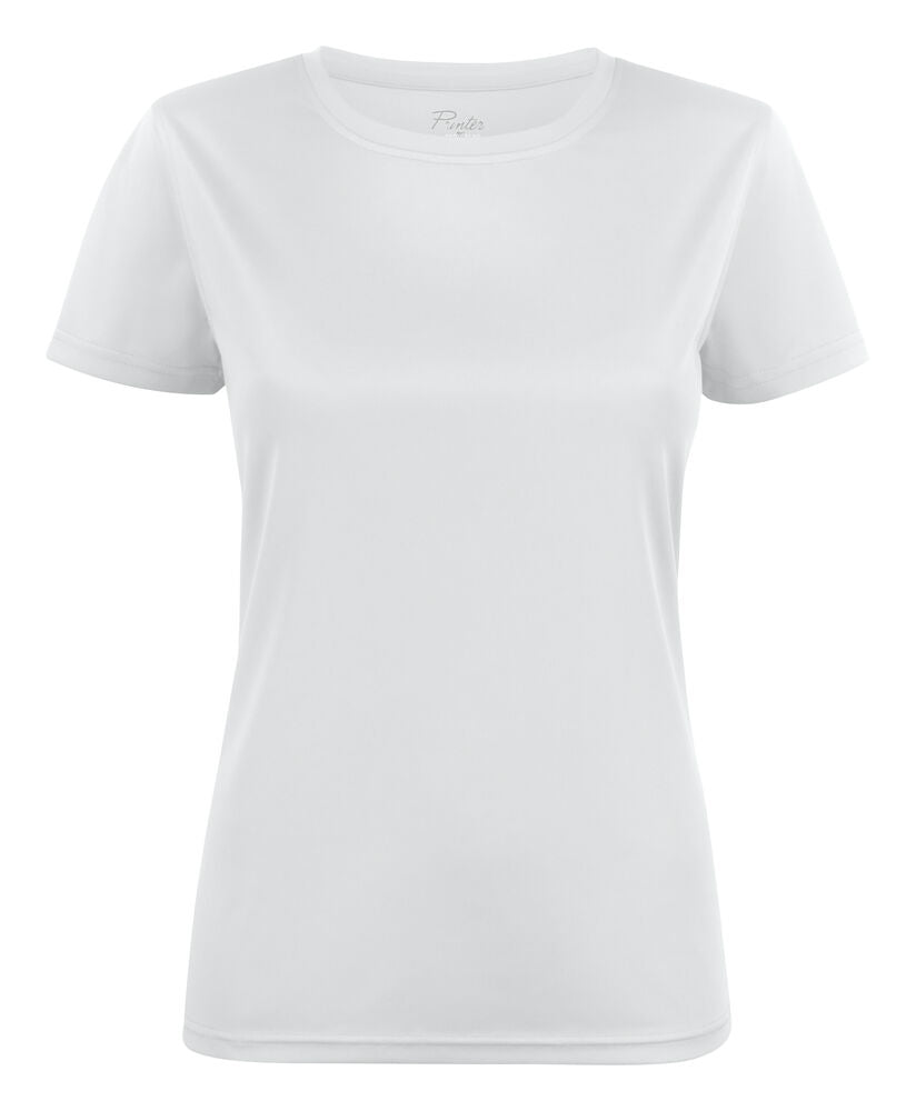 Run women sieviešu sporta t-krekls white