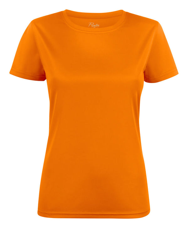 Run women sieviešu sporta t-krekls orange