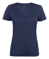 Run women sieviešu sporta t-krekls navy