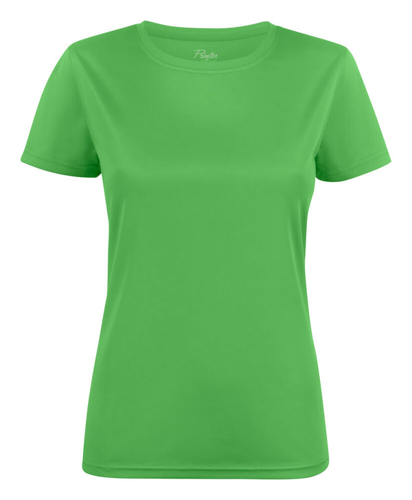 Run women sieviešu sporta t-krekls lime