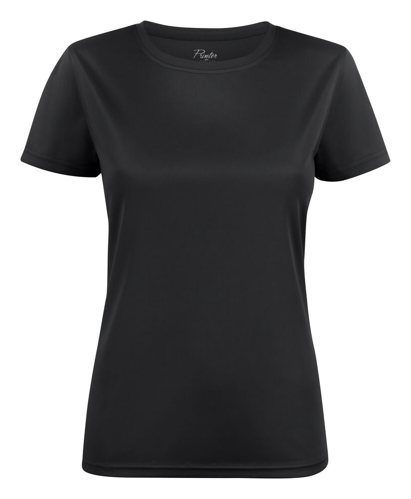 Run women sieviešu sporta t-krekls black