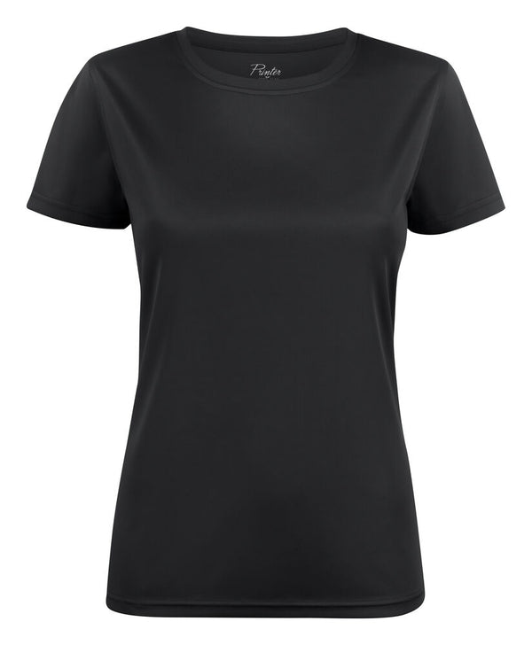 Run women sieviešu sporta t-krekls black