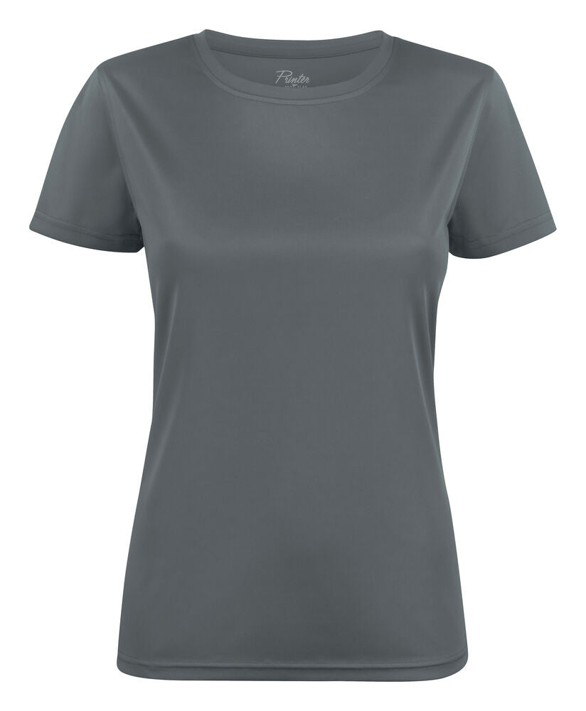 Run women sieviešu sporta t-krekls metal grey