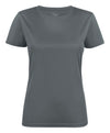 Run women sieviešu sporta t-krekls metal grey