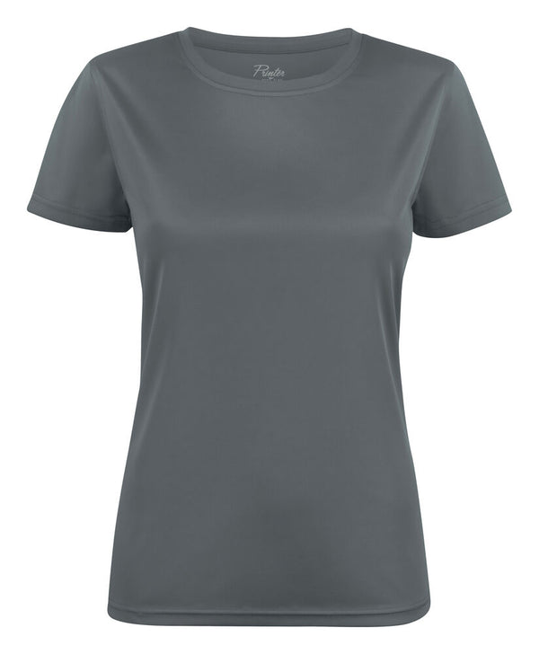 Run women sieviešu sporta t-krekls metal grey