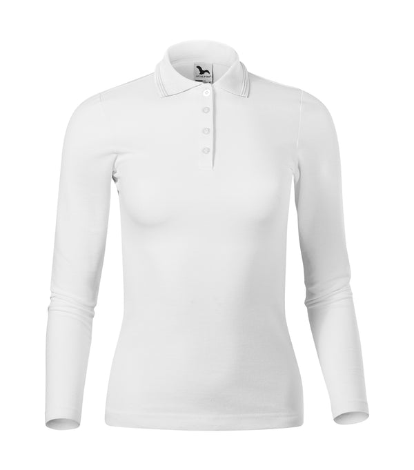 Sieviešu polo krekls PIQUE POLO LS 231 white