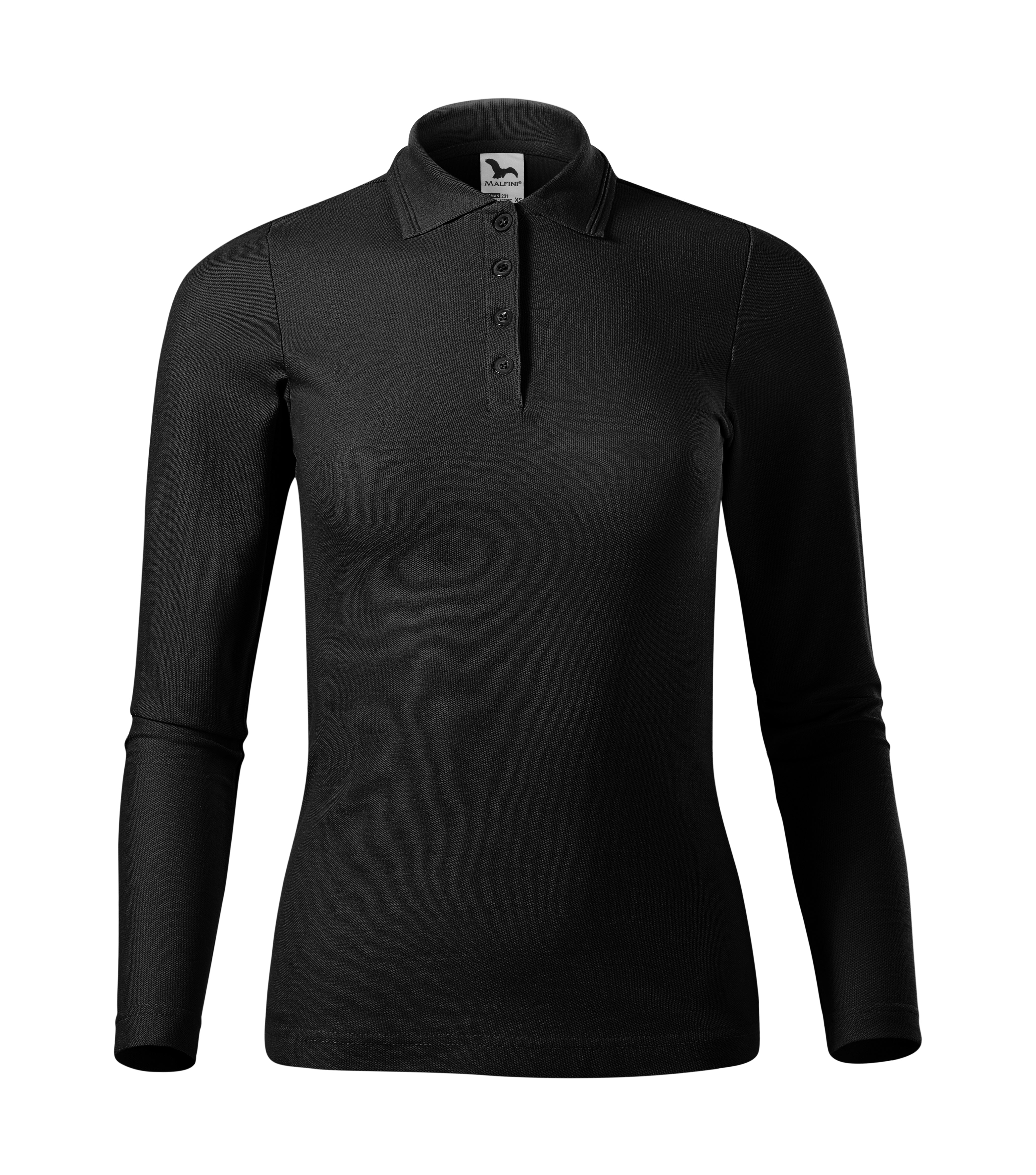 Sieviešu polo krekls PIQUE POLO LS 231 black