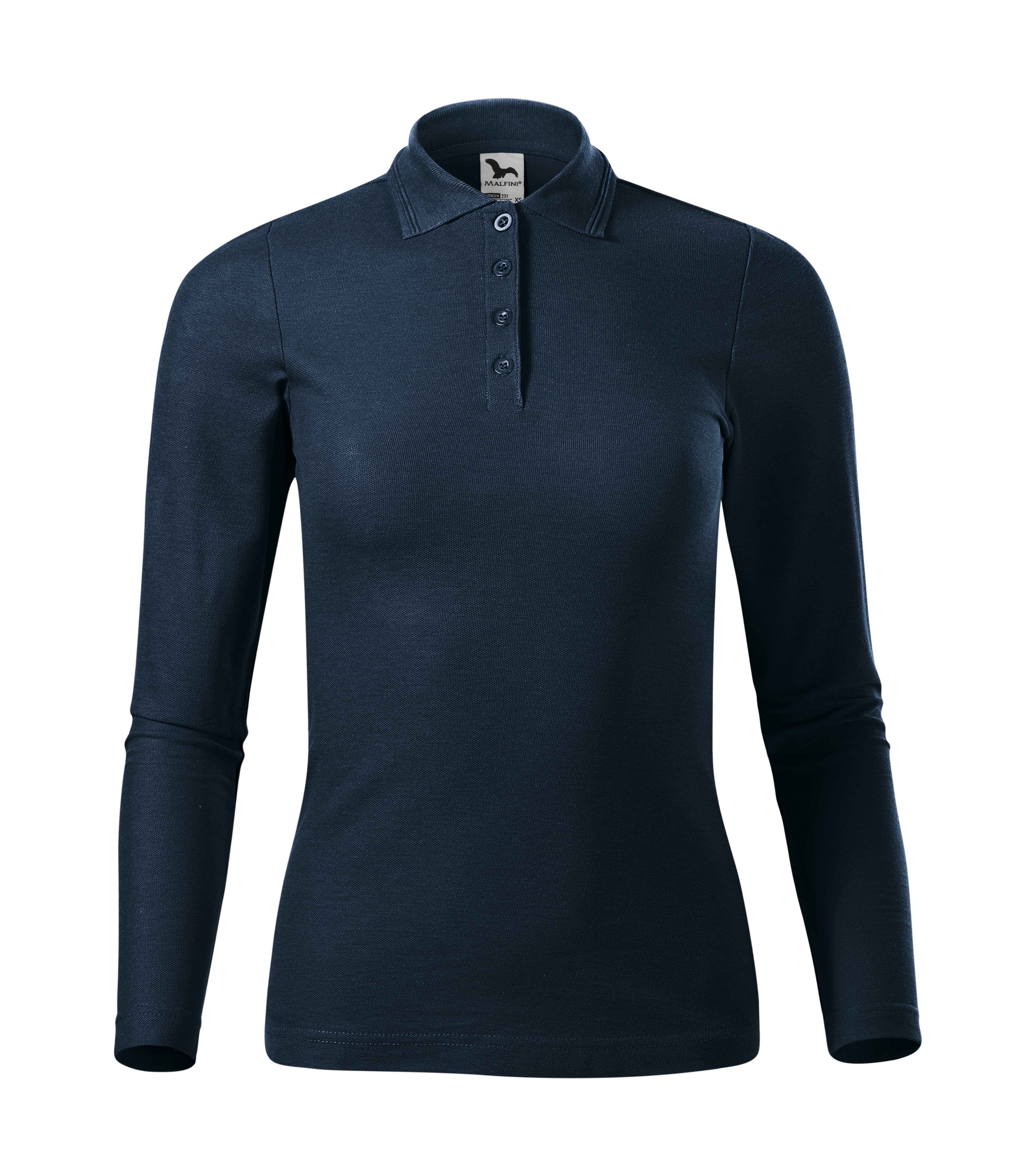 Sieviešu polo krekls PIQUE POLO LS 231 navy blue