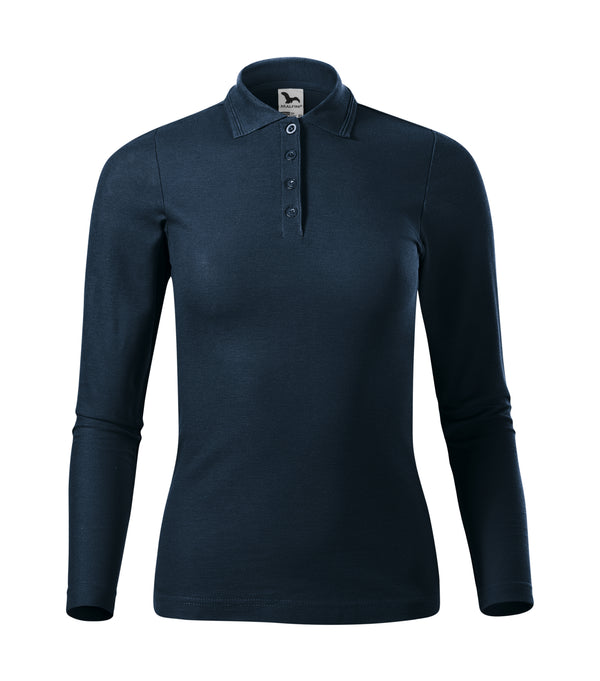 Sieviešu polo krekls PIQUE POLO LS 231 navy blue
