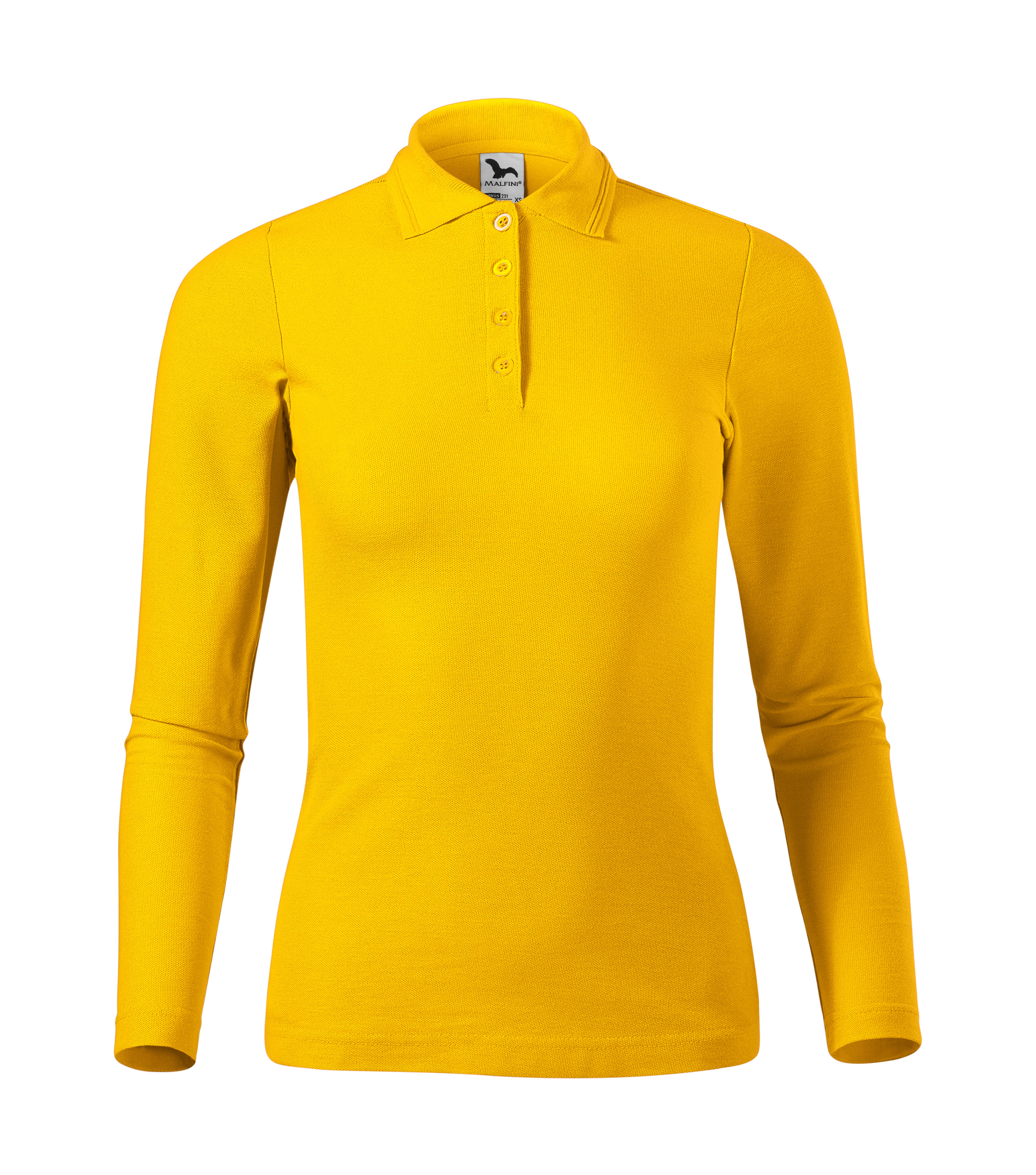 Sieviešu polo krekls PIQUE POLO LS 231 yellow