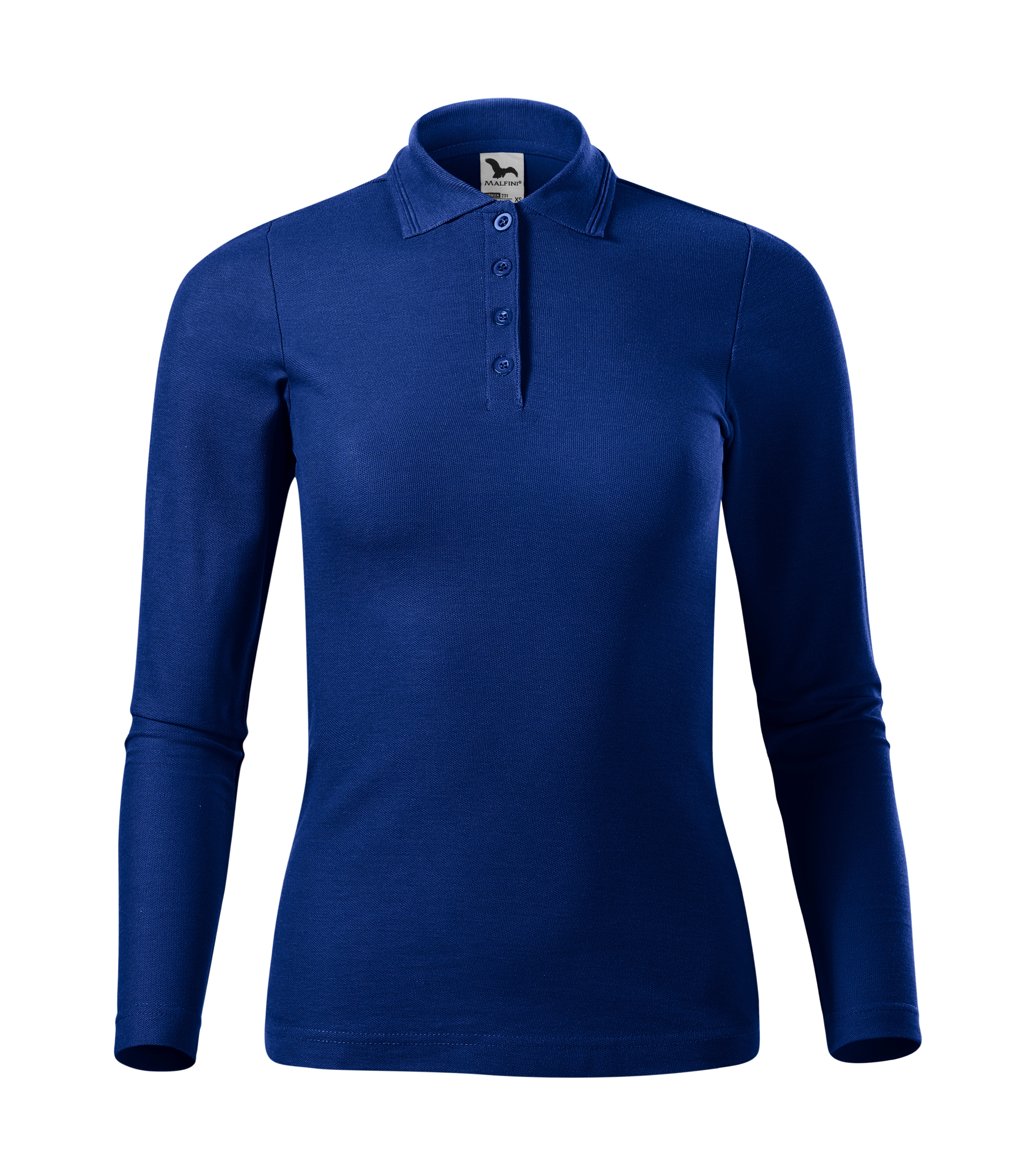 Sieviešu polo krekls PIQUE POLO LS 231 royal blue