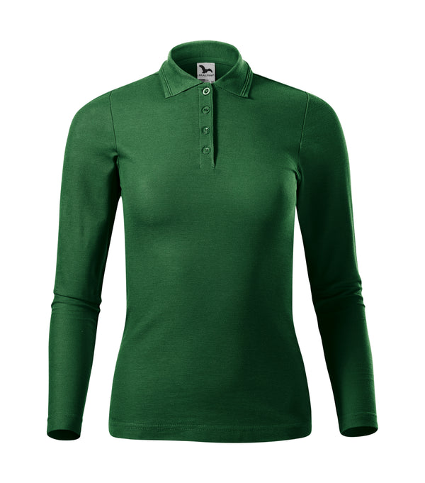 Sieviešu polo krekls PIQUE POLO LS 231 bottle green